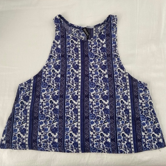 H&M Blue Patterned Tank Top - Picture 3 of 3